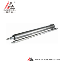 spare parts/accessories bimetallic nitride screw and barrel for plastic injection moulding machine